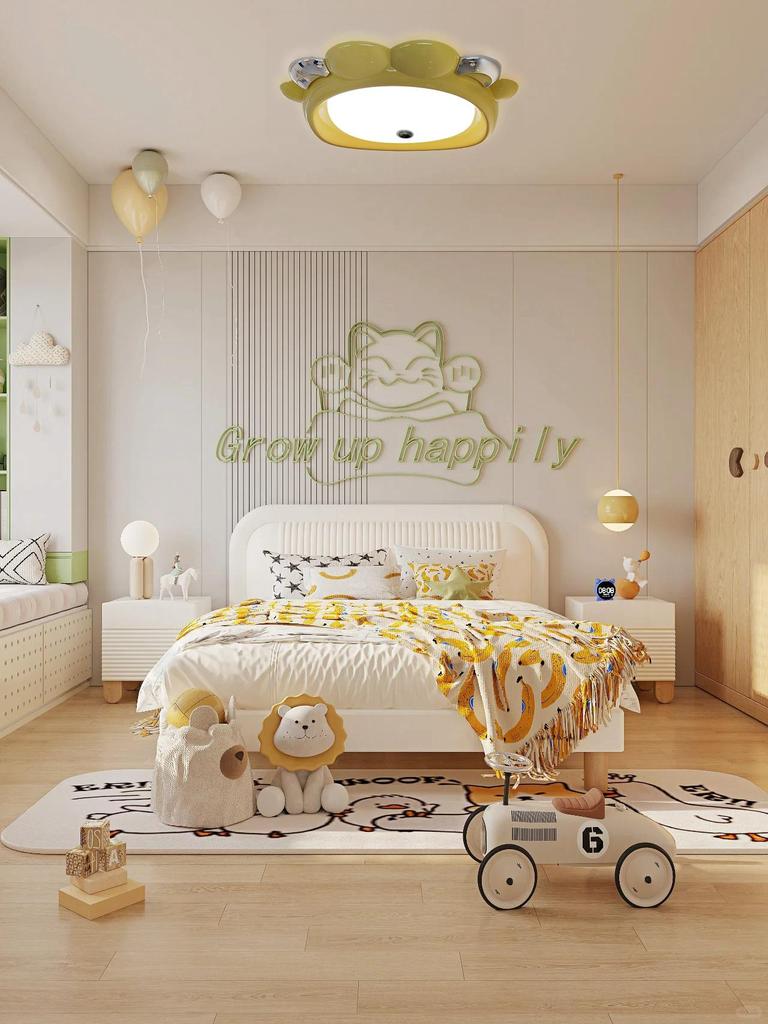 Светодиодный светильник для спальни, простой современный светильник для защиты глаз, светильник для главной спальни, минималистичный светодиодный потолочный светильник для детского кабинета