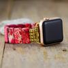 TEMU Императорский Камень Эластичный Ручной Ряд Apple Watch с Браслетом Умный Браслет Украшения Браслет Украшения