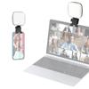 Clip-on LED Fill Light for Phone Selfie Light Conference Video Light 2500K-9000K Dimmable Built-in