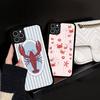 Милые Морские Обитатели, Крабы, Лобстеры Для IPhone 11 12 13 14 15 16 17 Pro Max Plus TPU+PC Ударопрочные Задние Чехлы для Телефона