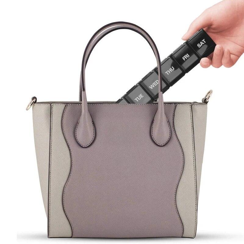 Коробка для хранения таблеток на одну неделю, портативный пластиковый 7 сеток, держатель для таблеток, органайзер для путешествий, коробка для таблеток, разветвители, органайзер для таблеток