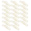 20Pcs Musical Note Paperclip Music Binder Shape Creativity Modeling Metal Craft Supplies