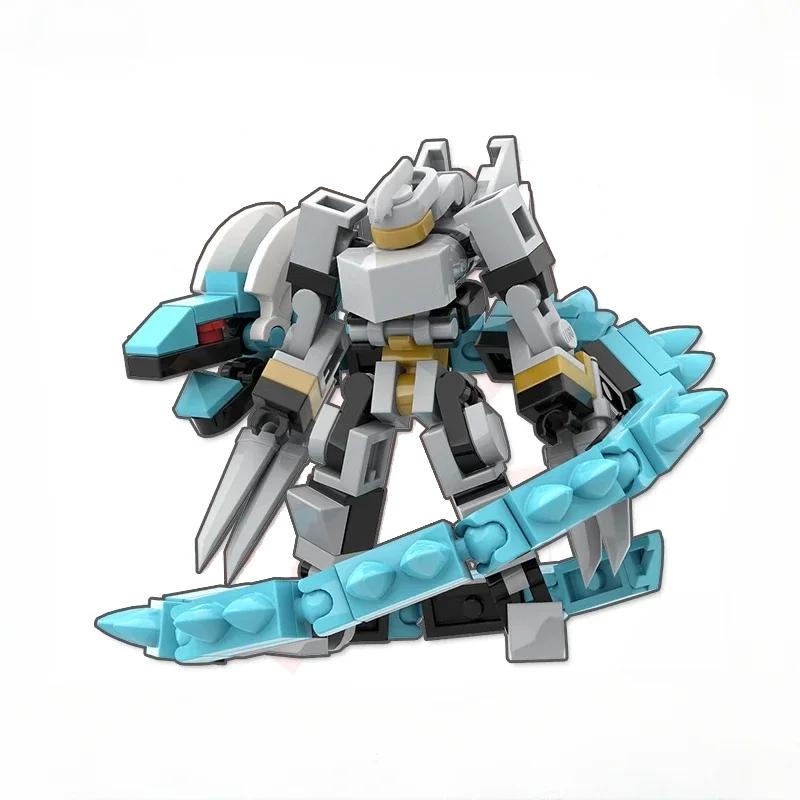 Экзоскелет меха строительные блоки мелкие частицы миниатюрный боевой робот сборная модель мальчики и девочки подарок детская игрушка