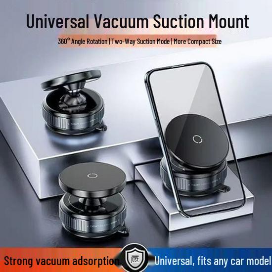 High-End Universal Magnetic Car Phone Holder with Vacuum Suction for Center Console