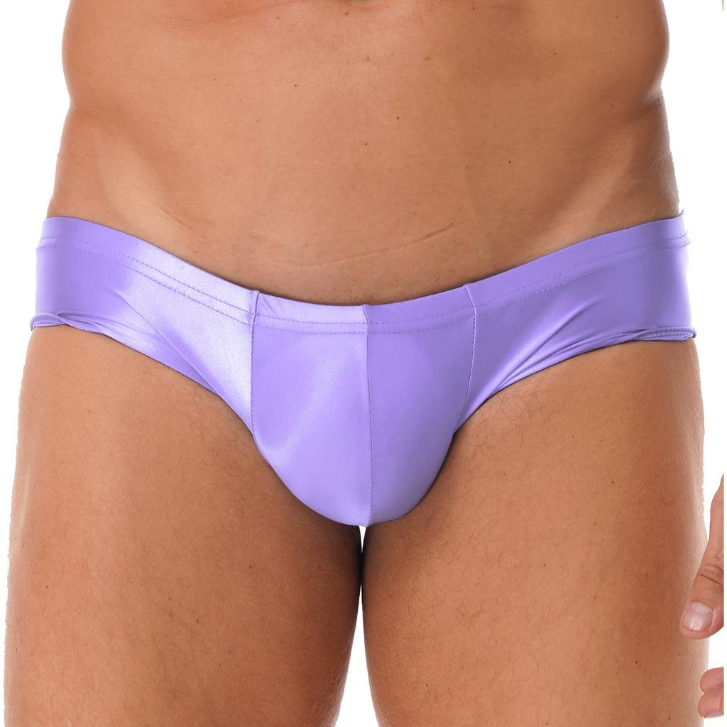 Мужские трусы с низкой посадкой, однотонные эластичные трусы с эластичным поясом, для повседневного использования