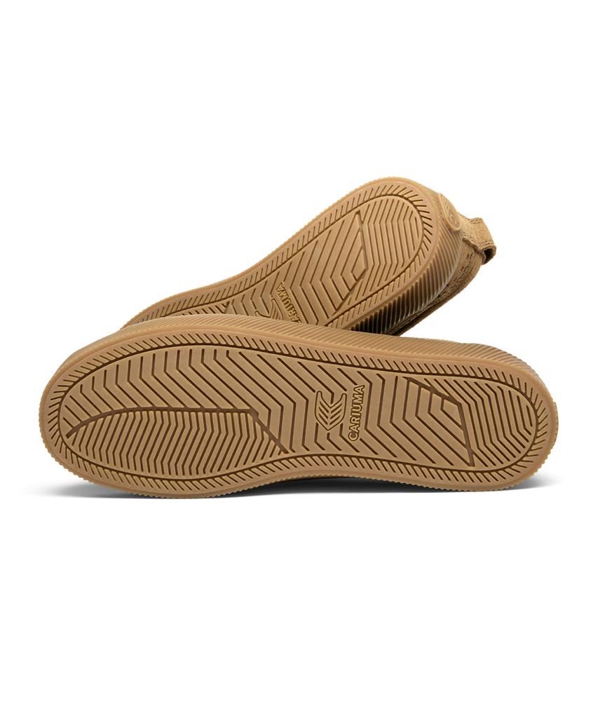 Cariuma Oka Low All Camel Suede Embroidery