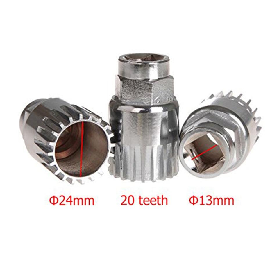 Bicycle Bottom Bracket MTB Bike Crank Extractor Remover Bottom Bracket Repair Tool 20 Teeth Fit Teeth Diagnostic-tool Repair