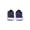 Jordan Air Jordan 1 Gift Box Abrasion Resistant Low top Vintage Basketball Shoes Unisex Black Purple 553558-165(Team701-F-B)