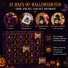 Halloween Ritual Countdown Box Gnome Advent Calendar, Christmas DIY Faux Diamond Art Creative Holiday Gift Idea Craft Kit, Handmade Hanging Ornaments