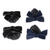 For Female Nurse Headwear Hotel Ponytail Clip Korean Bun Snood Bow Spring Clip Hairgrips Cover Net