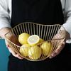 Фрукты Прочная металлическая проволочная чаша в скандинавском стиле Железный домашний обеденный стол для закусок и хлеба Корзина для хранения косметики в помещении