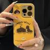 Вышитый щенок ремешок для чехла телефона Apple 16/17 iPhone 15 сумка с выступом конфетная воздушная подушка 14 держатель 13