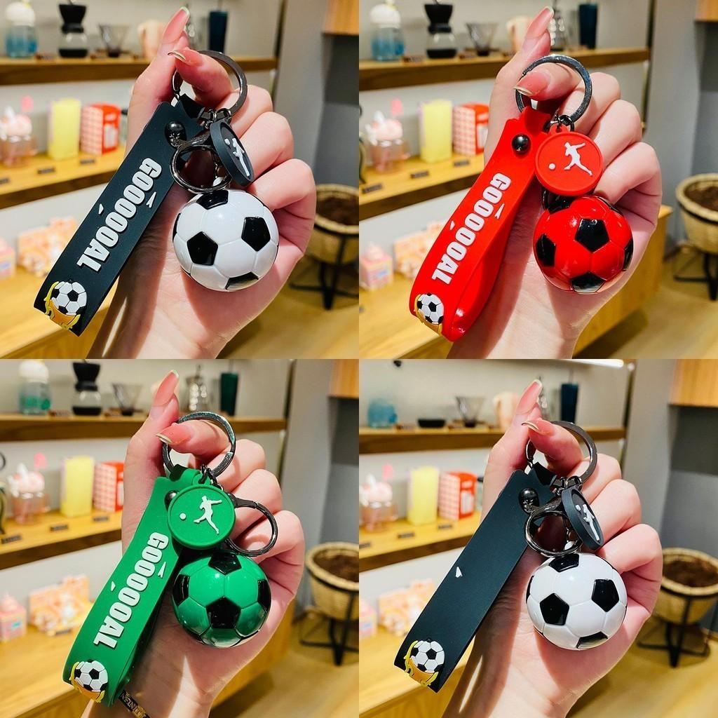Милый мультяшный футбольный брелок Очаровательный подвес для сумки в виде искусственного футбольного мяча Автомобильный аксессуар