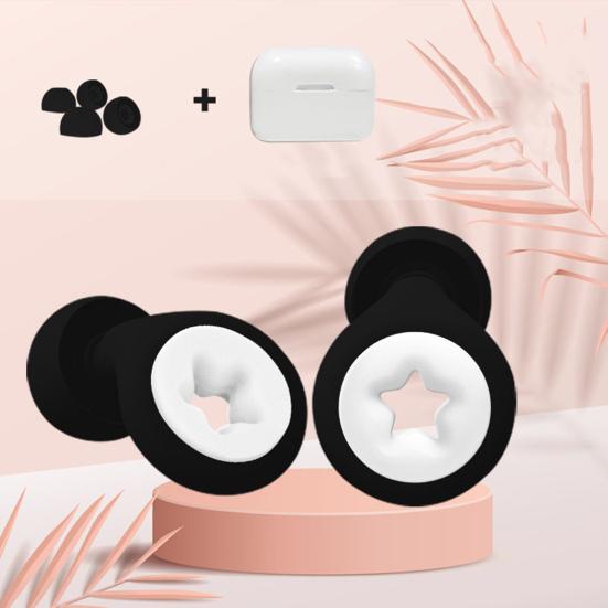 1 комплект шумоподавляющих берушей с ушными вкладышами, моющиеся, водонепроницаемые, мягкие, многоразовые