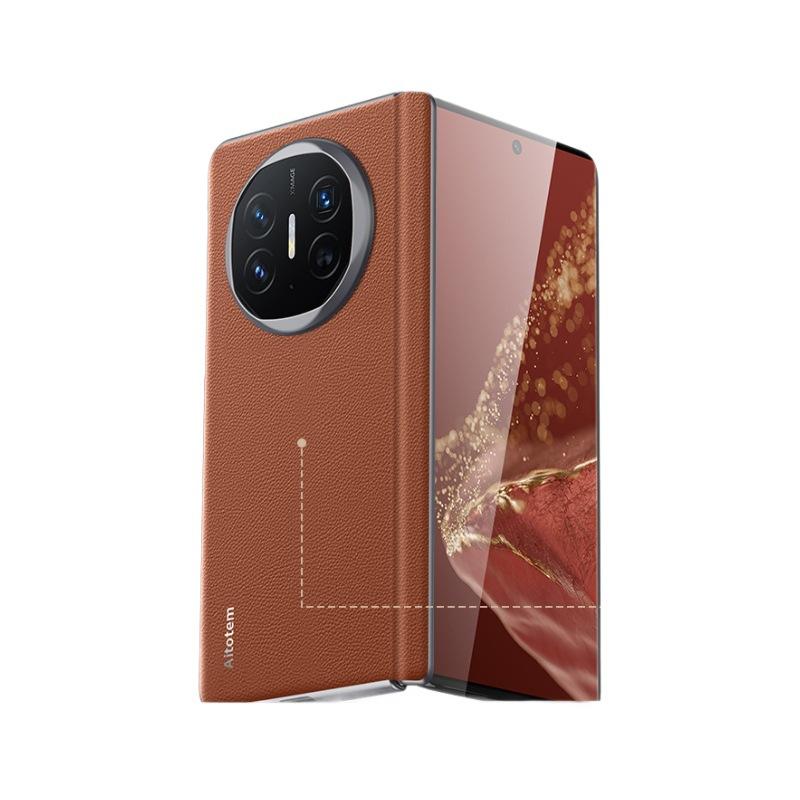 Применимо к чехлу для мобильного телефона Huawei matex6, магнитная линза, полноразмерный, x5, противоударный, шарнир центральной оси, складной, x3, деловой кожаный чехол