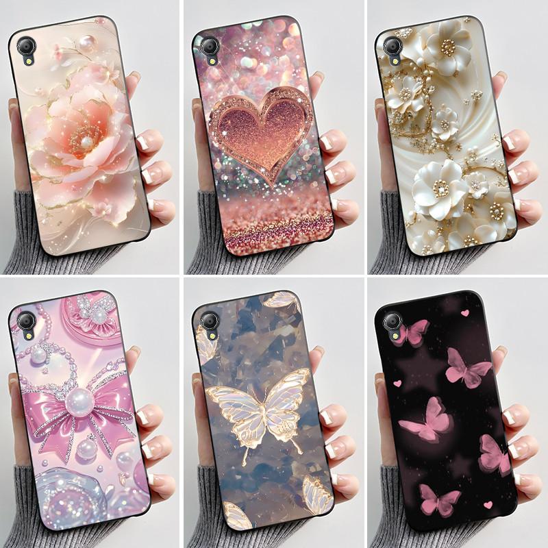 For Asus Zenfone Live (L1) ZA550KL Case Soft Silicone Black Shell Cover Funda Cute Flower Cartoon Printing Phone Casing Capa