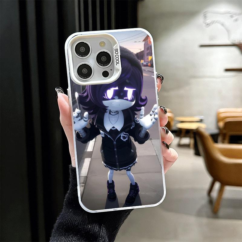 M-Murder D-Drones Uzi Doorman Soft Phone Case for iPhone 15 16 17 Pro Max 17Air 16E 14 Plus 13 12 Mini Shockproof Cover Back She