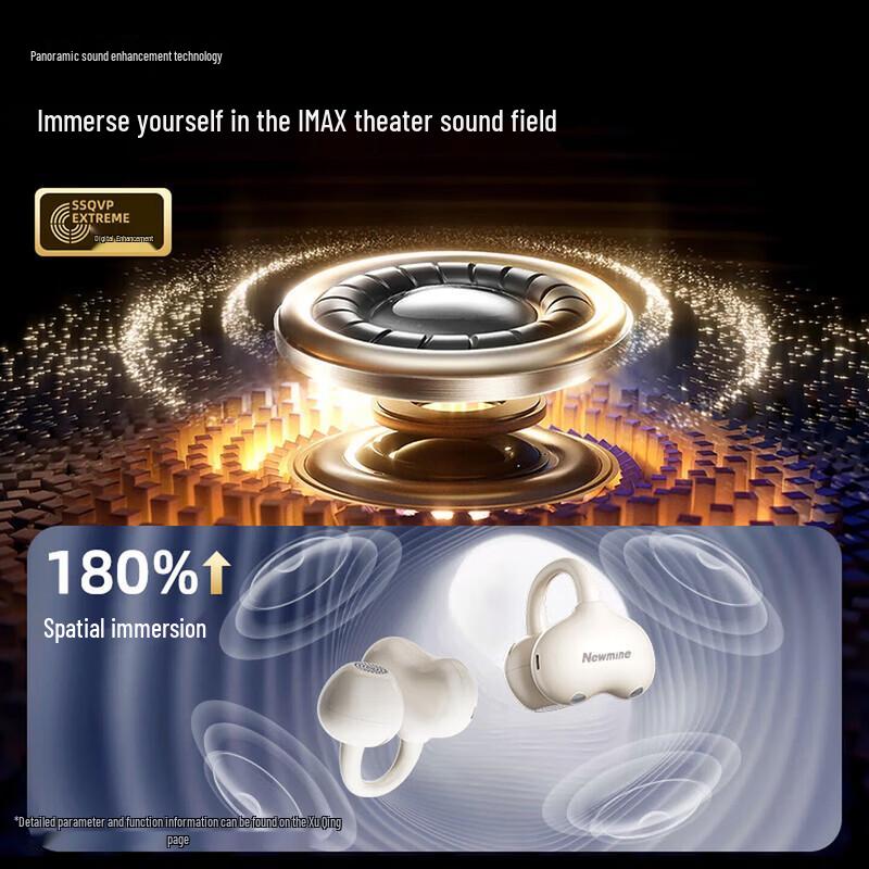 Newmine S6 PRO Wireless Ear-Clip Bluetooth Earphones