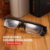 Focus Adjustable Men Women Reading Glasses Myopia Eyeglasses -6D To +3D Diopters Magnifying Glasses Variable Strength
