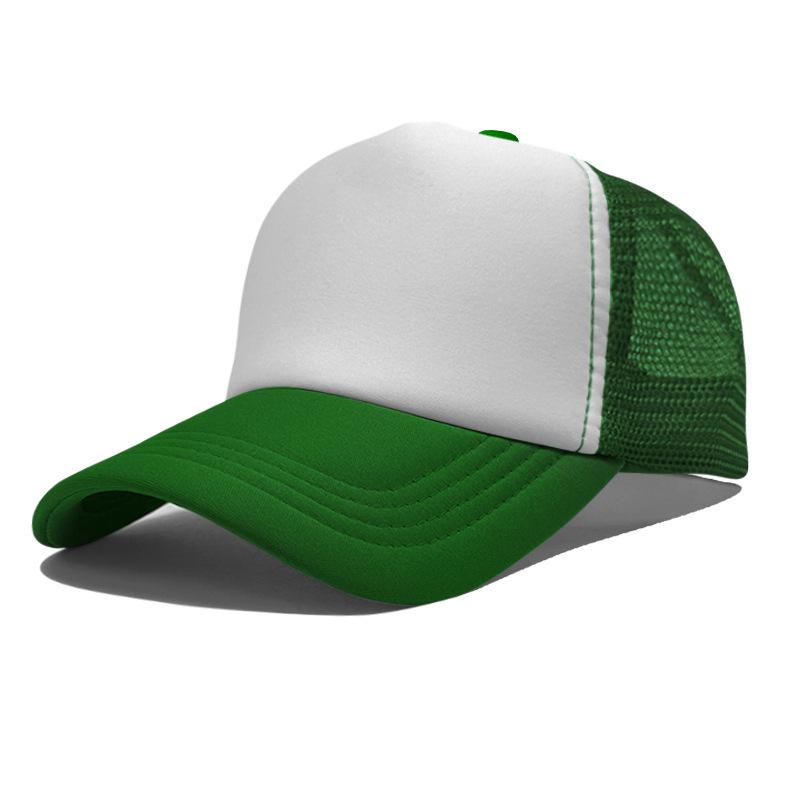 High Quality Custom LOGO 5 Panel Mesh Baseball Cap Print Embroidery Sponge Foam Trucker Hats