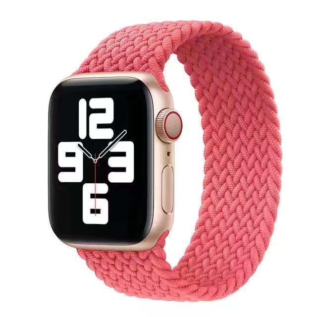 Плетеная петля Solo для Apple Watch Band 44 мм, 40 мм, 45 мм, 41 мм, 49 мм, 42 мм, 38 мм, эластичный браслет IWatch Series 7, 3 SE, 6, 8, ультра-ремешок для ремешка для наручных часов