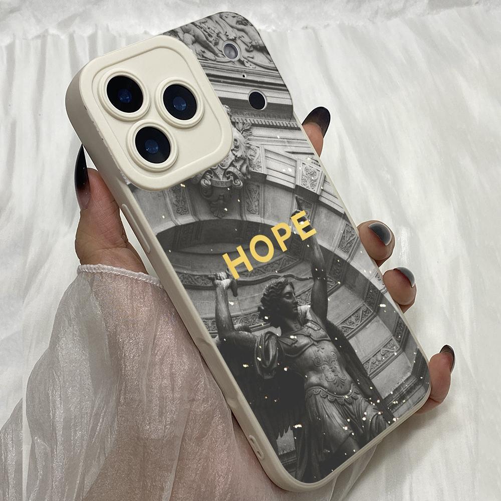 M462 Арт-дизайн ангел-дьявол Ангельские глазки Мягкий чехол для телефона для iPhone Samsung Galaxy Xiaomi Rdemi Huawei Honor Infinix Realme OPPO Vivo Все модели TPU чехол