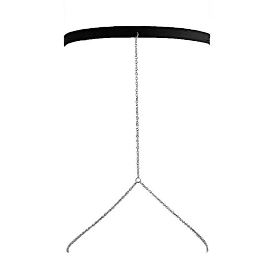 Стильная эластичная лента, гальваническая цепь для ног, модные аксессуары для тела, бедра, для ночного клуба