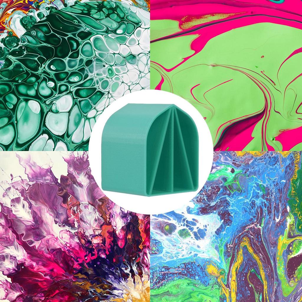 8oz Acrylic Pour Cup , 4 Channels Paint Pouring Split Cup Art Pour Supplies