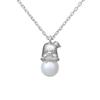 Sanrio Tuxedosam Goods Necklace TUXEDOSAM Necklace Silver Pearl Gift [U-Treasure] Women's