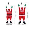 Christmas Decoration Funny Pendant Easy Installation Christmas Ambiance Wall-Climbing Santa Easily Hangs On Doorframes Gutters