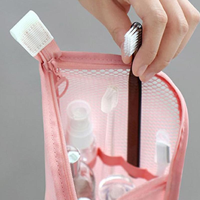 Vertical Toiletry Bag Mesh Large Capacity Waterproof Bag Portable And Lightweight Travel Toiletry Bag Beach Bag Mini Storage Bag
