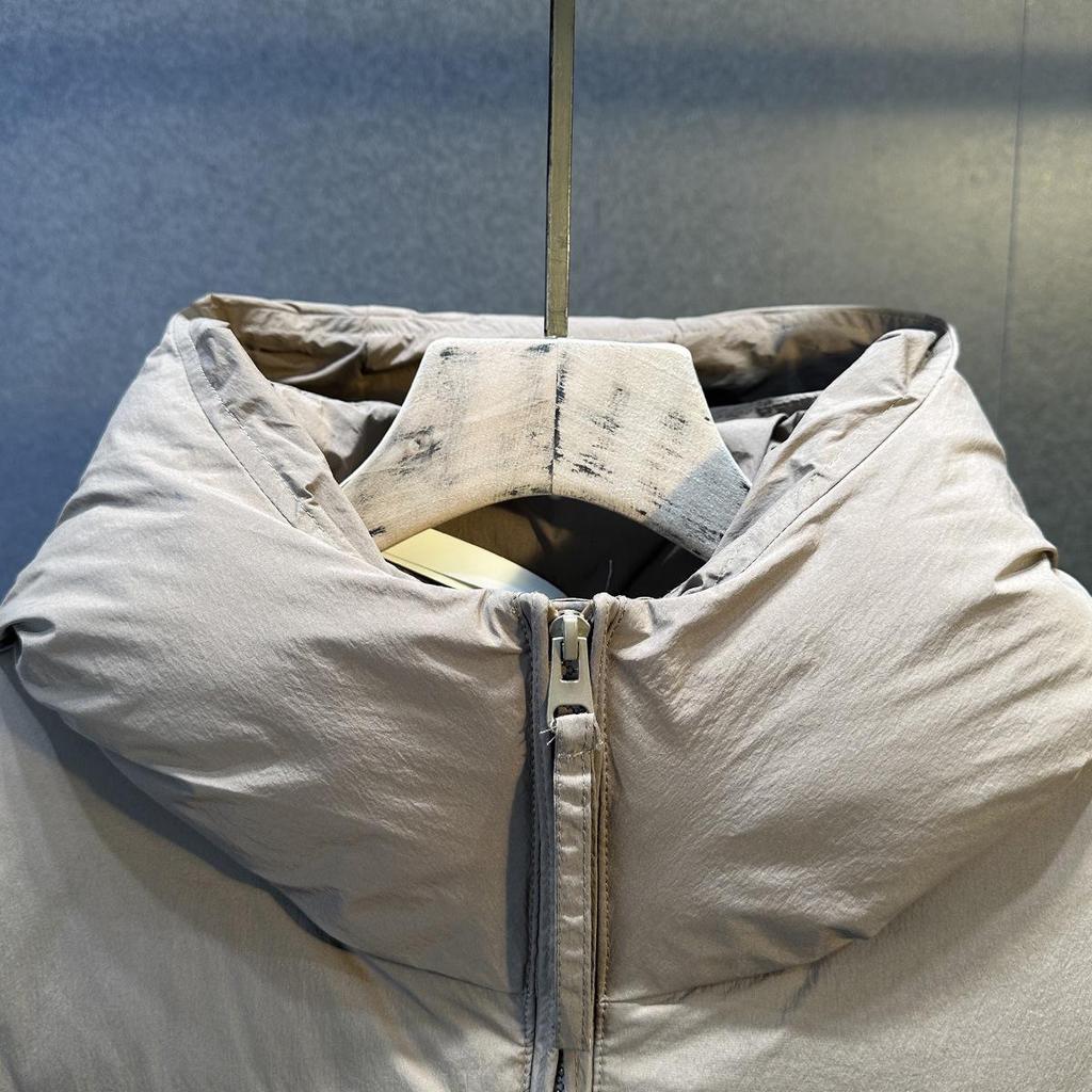 Men's High Loft Down Jacket, Lightweight & Warm, Fleece-Lined Bread Coat, Thickened Winter Outerwear, Couple Style.