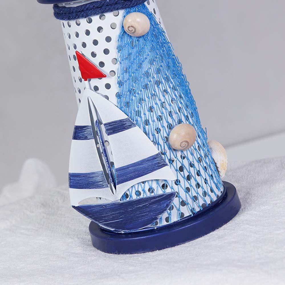 Vintage Creative Table Party Lighthouse Home Decor Candle Stand Candlestick Candle Holder Mediterranean Tower