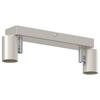 Ceiling Spotlight with Spotlights Nickel 26 x 6.5 x 11.5 cm Metal