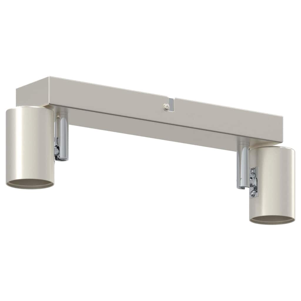 Ceiling Spotlight with Spotlights Nickel 26 x 6.5 x 11.5 cm Metal