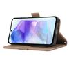 For Samsung Galaxy A15 5G/4G Leather Case with Card Holder, Straps, Shockproof Wallet Phone Cover