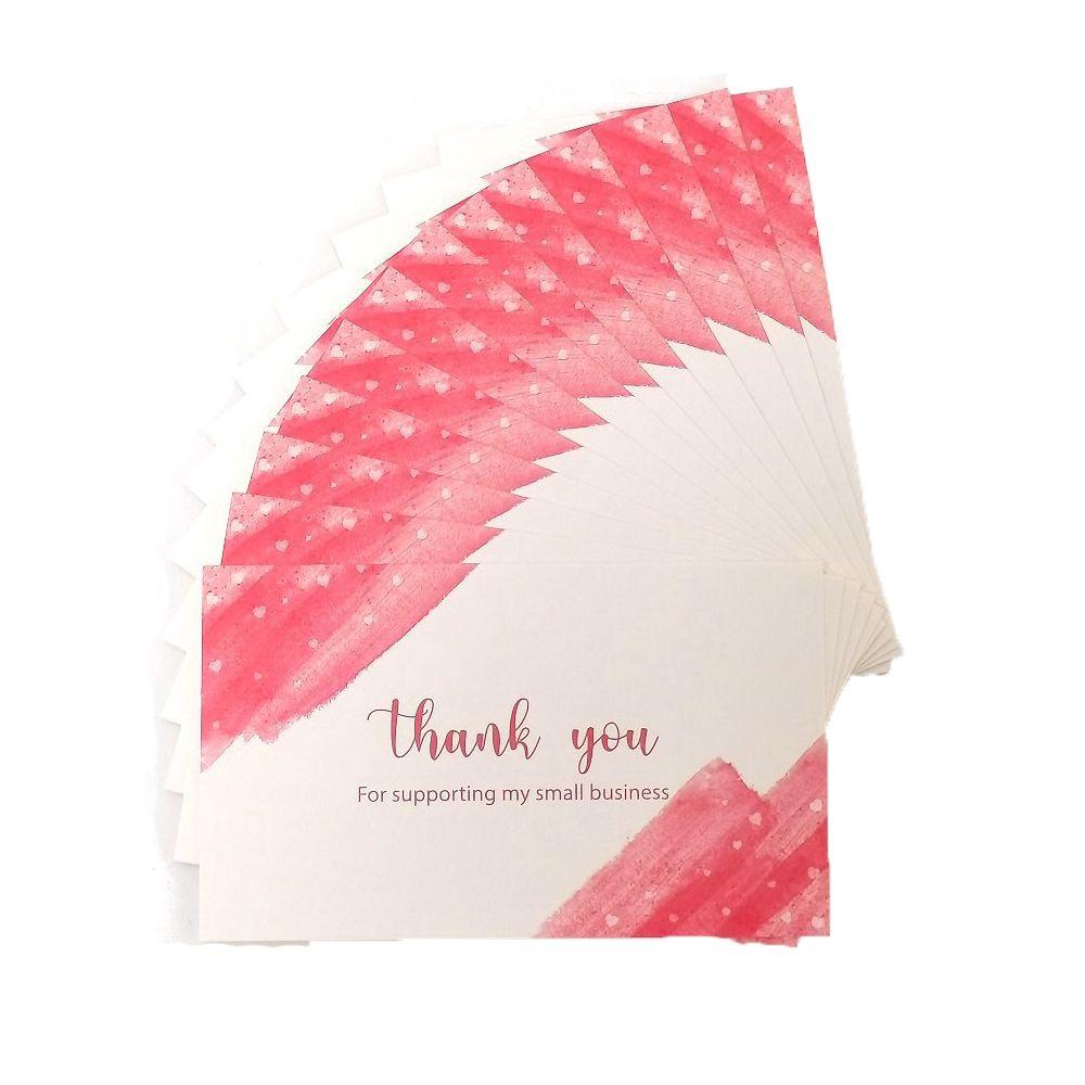 Thank You Cards Greenery Leaves For Supporting My Small Business Greeting Appreciation Cardstock