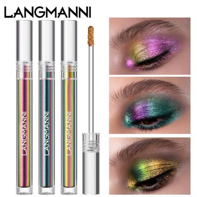 LANGMANNI Chameleon Liquid Eye Shadow 6 Color Diamond Shining Eye Shadow Solution