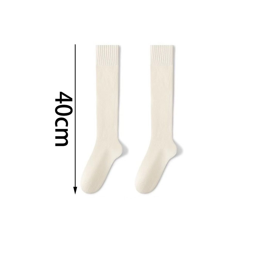 Polyester Cotton Winter Warmer Thicken Sock Calf Terry Socks Keep Warm Tool Winter Warmer