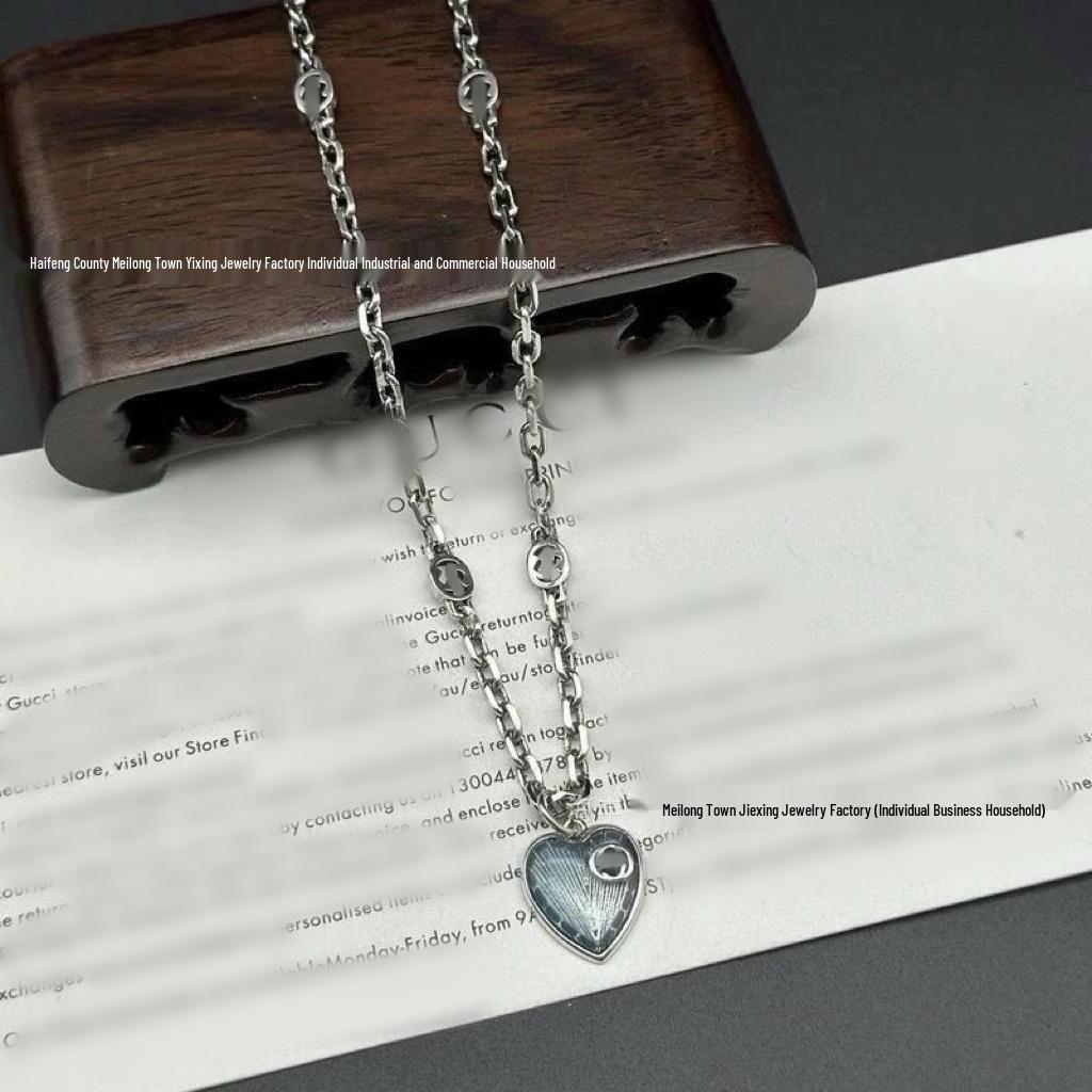 Винтажное ожерелье с двойным символом G, черепом и ключом: Унисекс Большой Размер, Смелая Любовь и Цепочка-свитер с Головой Тигра