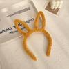 Милая плюшевая заколка-повязка на голову в виде медведя-кролика: 3D All-Match Outdoor/Washing Face Hair Accessories