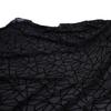 1m*1.5m Black Flocking Velvet Fabric Lace Nigerian Fabric Stretch Mesh Fabric African Fabric for DIY Sewing Clothing