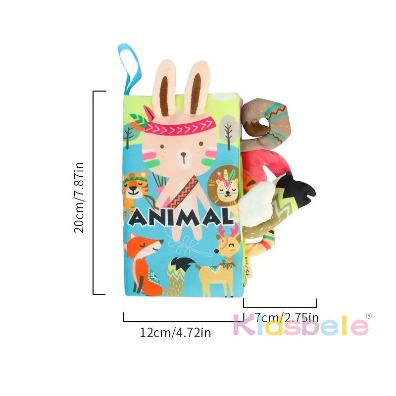 Мягкие детские книги от 0 до 6 месяцев, игрушки для младенцев от 0 до 12 месяцев, мятые тканевые книги для новорожденных, игрушки для колясок, игрушки для животика, сенсорные игрушки