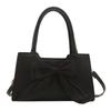 Trendy Women's Shoulder Bag 2024 Spring Bow-knot Street Style Handbag Pu Leather