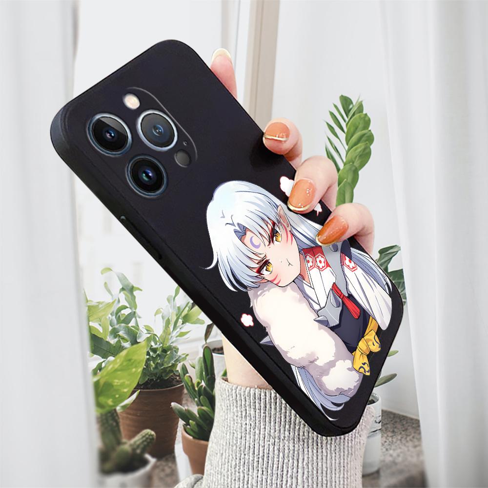 Популярный аниме-чехол для iPhone 15 14 13 12 11 Samsung Galaxy A12 A52 S24 S23 Xiaomi POCO Redmi мягкий квадратный жидкий силиконовый чехол