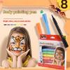 Моющаяся детская ручка для рисования на теле с мягкой головкой, граффити для лица, игра для рисования на лице, краска для рисования на теле