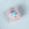 Outemu Kitty Silent Switch 5-контактный тактильный 52 гс Механическая клавиатура Бесшумный переключатель Розовый молочный корпус Заводская смазка Превосходное ощущение Кастомный