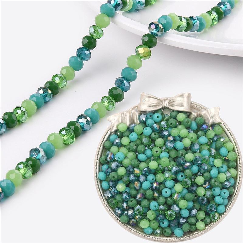 Home Party Supplies For Jewelry Making Beads Faceted Jewelry Accessories Bright DIY 100PCS/Lot Popular Glass Crystal Hot Sale High Quality Rondelle