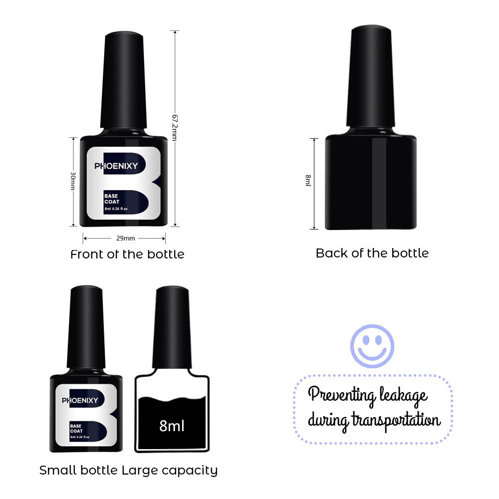 Набор гель-лаков PHOENIXY для маникюра с УФ-светодиодной лампой, маникюрные инструменты и набор лаков для ногтей