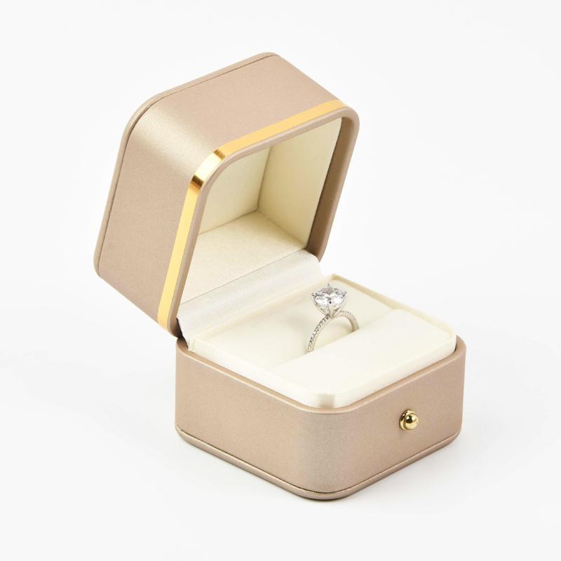 Leather Ring Box Jewellery Packaging Box Package Leather Luxury Jewelry Packaging Bracelet Packaging Jewelry Box for Jewelry